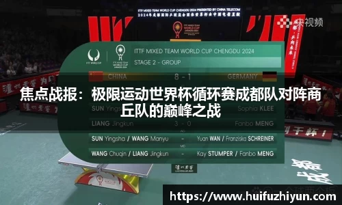 焦点战报：极限运动世界杯循环赛成都队对阵商丘队的巅峰之战